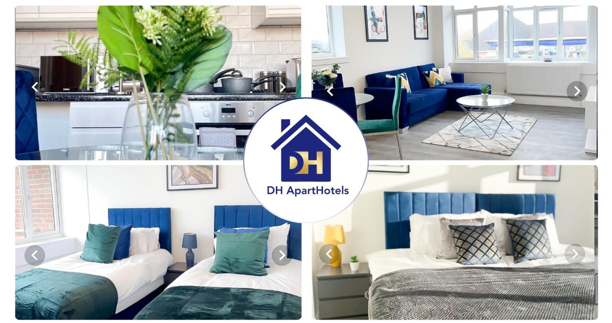 2 Bedroom Apartment - Flitwick - Contractor Friendly - Tourist Ready - Full Kitchen - Wifi - Smart Tv - Sofa Bed - Free Parking - Ideal For Short Or Long Stays エクステリア 写真